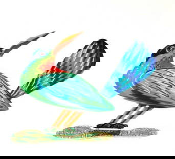 David Gershtein- Free Standing Sculpture "Winning Bird": Artist: David Gershtein. Medium: Free Standing Sculpture. Title: Winning Bird. Size: 6.5" x 8.6". Signature: Signed by the artist. Certificate of Authenticity: Is included. Additional: This piece is f