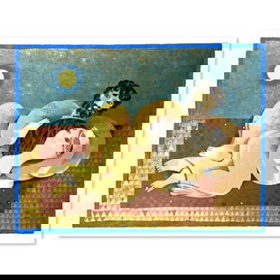 Samy Briss, Limited Edition Serigraph, Hand Signed and Numbered with Letter of Authenticity.: This is a limited edition serigraph on paper by Samy Briss. The piece comes hand signed by the artist, numbered, and with a letter of authenticity. Measures approximately 17" x 22.5". Reference#: 7625