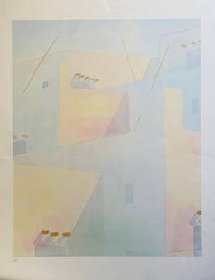Robert White- Lithograph on paper: Artist: Robert White. Medium: Lithograph on paper. Size: 18" x 24". Signature: Signed. Reference#: 59438.