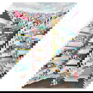 Yuval Mahler, Limited Edition Serigraph, Hand Signed and Numbered with Letter of Authenticity.: This is a limited edition serigraph on paper by Yuval Mahler. The piece comes hand signed by the artist, numbered, and with a letter of authenticity. Measures approximately 27" x 20". Reference#: 7796