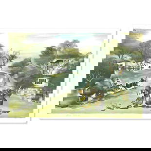 Zina Roitman, Limited Edition Serigraph, Hand Signed and Numbered, Letter of Authenticity.: This is a limited edition serigraph on paper by Zina Roitman. The piece comes hand signed by the artist, numbered, and with a letter of authenticity. Measures approximately 12" x 18". Reference#: 7961