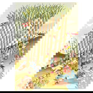 Yuval Mahler, Limited Edition Serigraph, Hand Signed and Numbered with Letter of Authenticity.: This is a limited edition serigraph on paper by Yuval Mahler. The piece comes hand signed by the artist, numbered, and with a letter of authenticity. Measures approximately 19.5" x 27.5". Reference#: