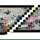 Mr. Brainwash, "Work Well Together" Framed Unique (UNIQ) Mixed Media, Hand Signed with Certificate