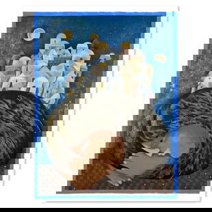 Samy Briss, Limited Edition Serigraph, Hand Signed and Numbered with Letter of Authenticity.: This is a limited edition serigraph on paper by Samy Briss. The piece comes hand signed by the artist, numbered, and with a letter of authenticity. Measures approximately 22.5" x 17". Reference#: 7625