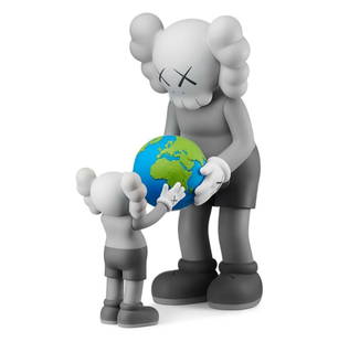 Kaws- Vinyl Figure "THE PROMISE": Artist: Kaws. Medium: Vinyl Figure. Title: THE PROMISE. Size: 13.39" x 6.3". Additional: Dimensions: 13.39&rdquo; X 6.3&rdquo; X 9.45&rdquo;. Reference#: 20245.