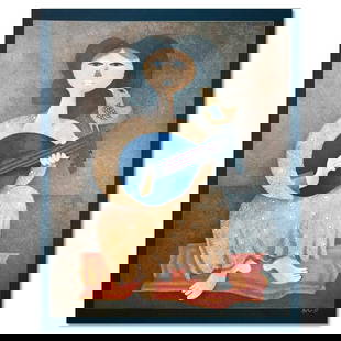 Samy Briss, Limited Edition Serigraph, Hand Signed and Numbered with Letter of Authenticity.: This is a limited edition serigraph on paper by Samy Briss. The piece comes hand signed by the artist, numbered, and with a letter of authenticity. Measures approximately 23" x 19". Reference#: 76257.