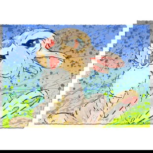 David Willardson, "Thay Thumpin Nice" Hand Signed Limited Edition Disney Serigraph with Letter of: Thay Thumpin Nice is a Disney Fine Art limited edition serigraph on deckle-edge paper by David Willardson. The peice is numbered and hand signed by the artist. Includes Certificate of Authenticity and
