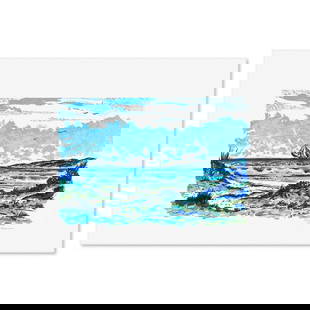 Keith Spence, "Summers Day" Limited Edition Printers Proof, Numbered and Hand Signed with Letter of: Summers Day is a limited edition printers proof on paper by Keith Spence, numbered and hand signed by the artist. Includes Letter of Authenticity. Measures approx. 20" x 30" (border), 12" x 19" (image