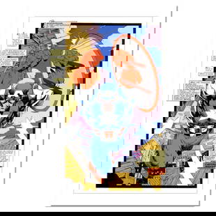 Marvel Comics, "Captain America, Sentinel: Uncanny X-Men #268" Numbered Limited Edition Canvas by: A piece of comic book history, this limited edition print, drawn by Jim Lee, depicts the popular X-Men hero in action in action. Jim Lee is most famous for his work on the X-Men and Batman franchises.