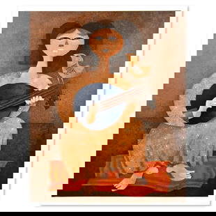 Samy Briss, Limited Edition Serigraph, Hand Signed and Numbered with Letter of Authenticity.: This is a limited edition serigraph on paper by Samy Briss. The piece comes hand signed by the artist, numbered, and with a letter of authenticity. Measures approximately 23" x 19". Reference#: 76256.