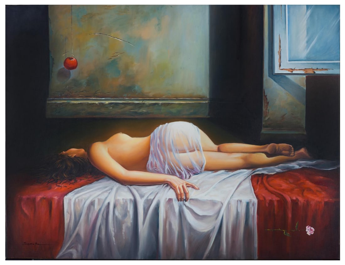 Igor Semeko- Original Giclee on Canvas "Before I Leave" (1 of 1)