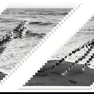 George Barris (1922-2016), "Marilyn Monroe: The Last Shoot" Photograph Printed from the Original: Marilyn Monroe: The Last Shoot is a photograph printed from the original negative taken by George Barris (1922-2016), hand signed by the photographer. This photo is part of a series entitled "The Last