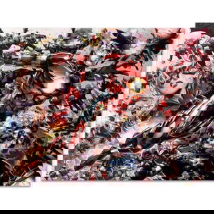 Marvel Comics "Avengers: The Children's Crusade #5" Numbered Limited Edition Giclee on Canvas by Jim: A piece of comic book history, this limited edition, from original art by Jim Cheung, depicts Hulkiling, Iron Lad, Stature, Ms. Marvel, Captain America, Spider-Man, Patriot, Hawkeye, and many other ma