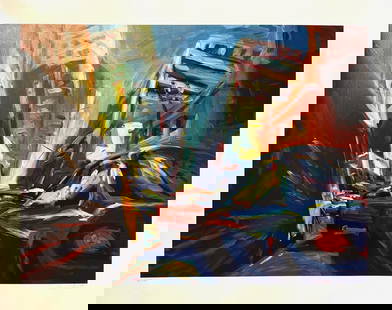 Tongpaiboon Veerakeat- Serigraph on paper: Artist: Tongpaiboon Veerakeat. Medium: Serigraph on paper. Size: 20" x 24". Signature: Signed and numbered. Reference#: 85742.