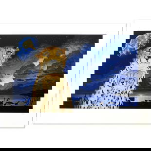 William Schimmel, "Guardians of the Night" Limited Edition Serigraph, Numbered and Hand Signed with: Guardians of the Night is a limited edition serigraph on paper by William Schimmel, numbered and hand signed by the artist! Includes Certificate of Authenticity! Measures approx. 38" x 27" (with borde