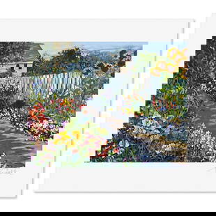 John Powell, "Country Path" Limited Edition Printer's Proof Serigraph, Numbered and Hand Signed with: Country Path is a limited edition printer's proof serigraph on paper by John Powell, numbered and hand signed by the artist. Includes Letter of Authenticity. Measures approx. 16" x 18" (border), 11" x