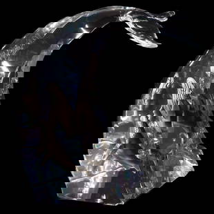 Kitty Cantrell, "Humpback Dance" Limited Edition Mixed Media Lucite Sculpture with COA.: Humpback Dance is a limited edition mixed media lucite sculpture by Kitty Cantrell. Engraved with the artists signature and number, this piece comes with a certificate of authenticity. Measures approx