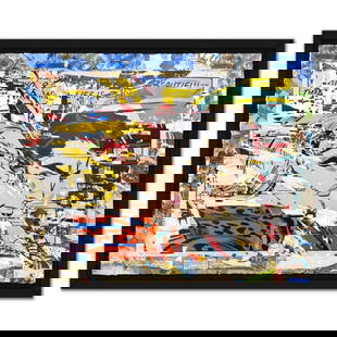 Mr. Brainwash, "You Drive Me Crazy" Framed Unique (UNIQ) Mixed Media, Hand Signed with Certificate: You Drive Me Crazy is a unique (UNIQ) mixed media on deckle edge paper by Mr. Brainwash, hand signed and bearing the thumbprint of the artist inverso. This piece comes custom framed. Includes Certific