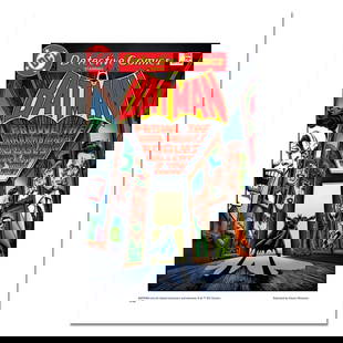 DC Comics, Batman "Rogues Gallery" Numbered Limited Edition Giclee with Certificate of Authenticity.: Rogues Gallery is a limited edition giclee on paper licensed by DC Comics based on cover art by Dick Giordano and Anthony Tollin from the 1986 Detective Comics Vol 1 #566 and featuring Batman imagery.