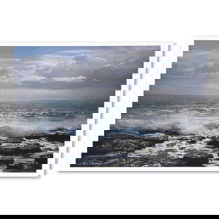 Peter Ellenshaw (1913-2007), "Sea Reflections" Limited Edition Lithograph, Numbered and Hand Signed: Sea Reflections is a limited edition lithograph on paper by Peter Ellenshaw (1913-2007), numbered and hand signed by the artist. Includes Letter of Authenticity. Measures approx. 38" x 24.5" (border),