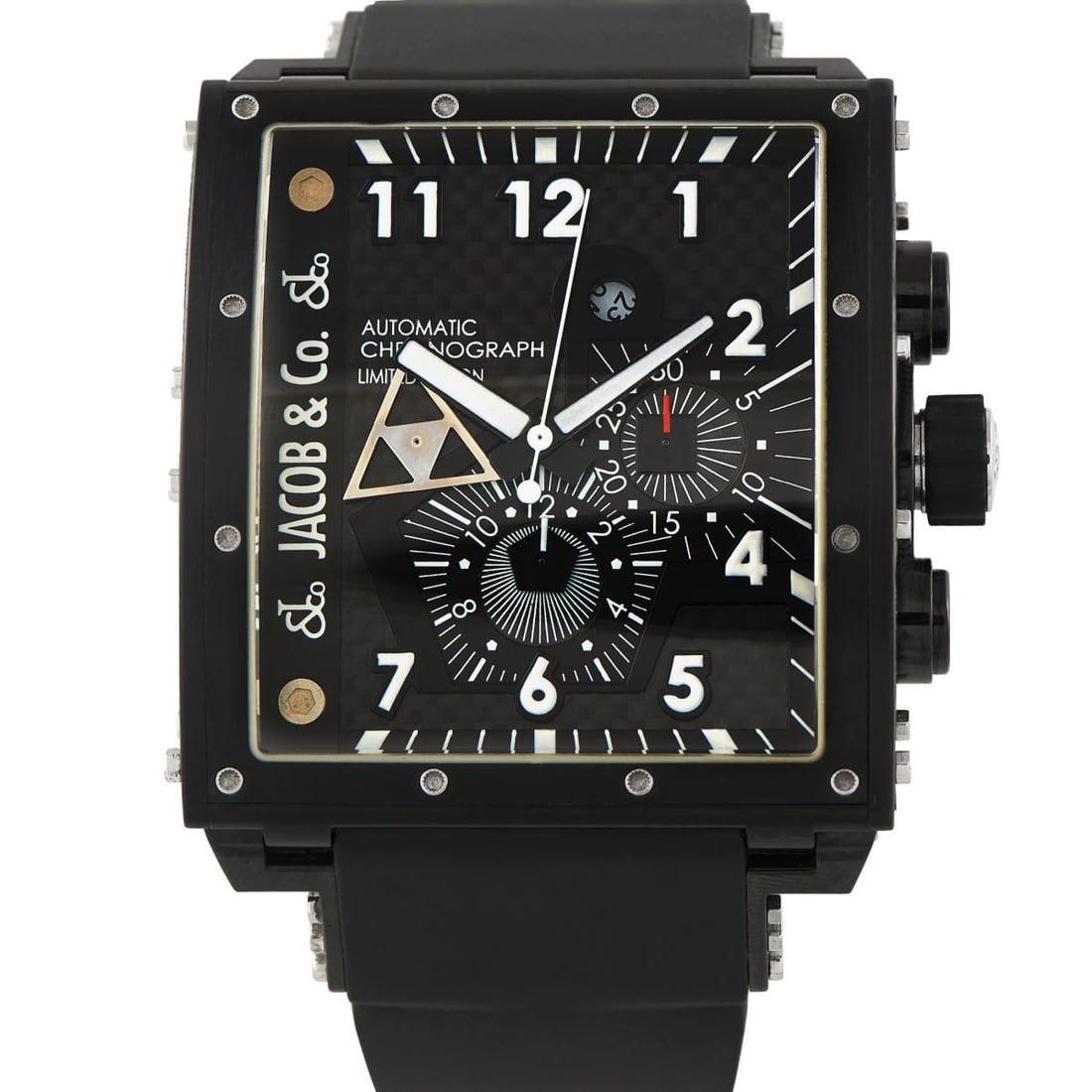 JACOB & CO EPIC I BLACK PVD STEEL CHRONOGRAPH WATCH EPIC I Q2B (1 of 4)