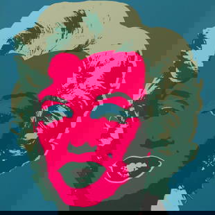 Andy Warhol- Silk Screen "Marilyn Monroe 11.30": Artist: Andy Warhol. Medium: Silk Screen. Title: Marilyn Monroe 11.30. Size: 36" x 36". Certificate of Authenticity: From the publisher. Additional: The piece is stamped in blue on the back with "Publ