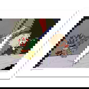 Looney Tunes, "Deduce, You Say!" Numbered Limited Edition with Certificate of Authenticity.: Deduce, You Say! is a licensed limited edition giclee on paper featuring classic Looney Tunes characters. The piece is numbered and with hologram seal; includes Certificate of Authenticity! Measures a
