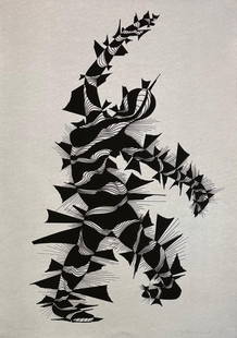 Guillaume Azoulay- Serigraph on paper "Rare": Artist: Guillaume Azoulay. Medium: Serigraph on paper. Title: Rare. Size: 24" x 36". Signature: Hand Signed and numbered. Reference#: 74662.