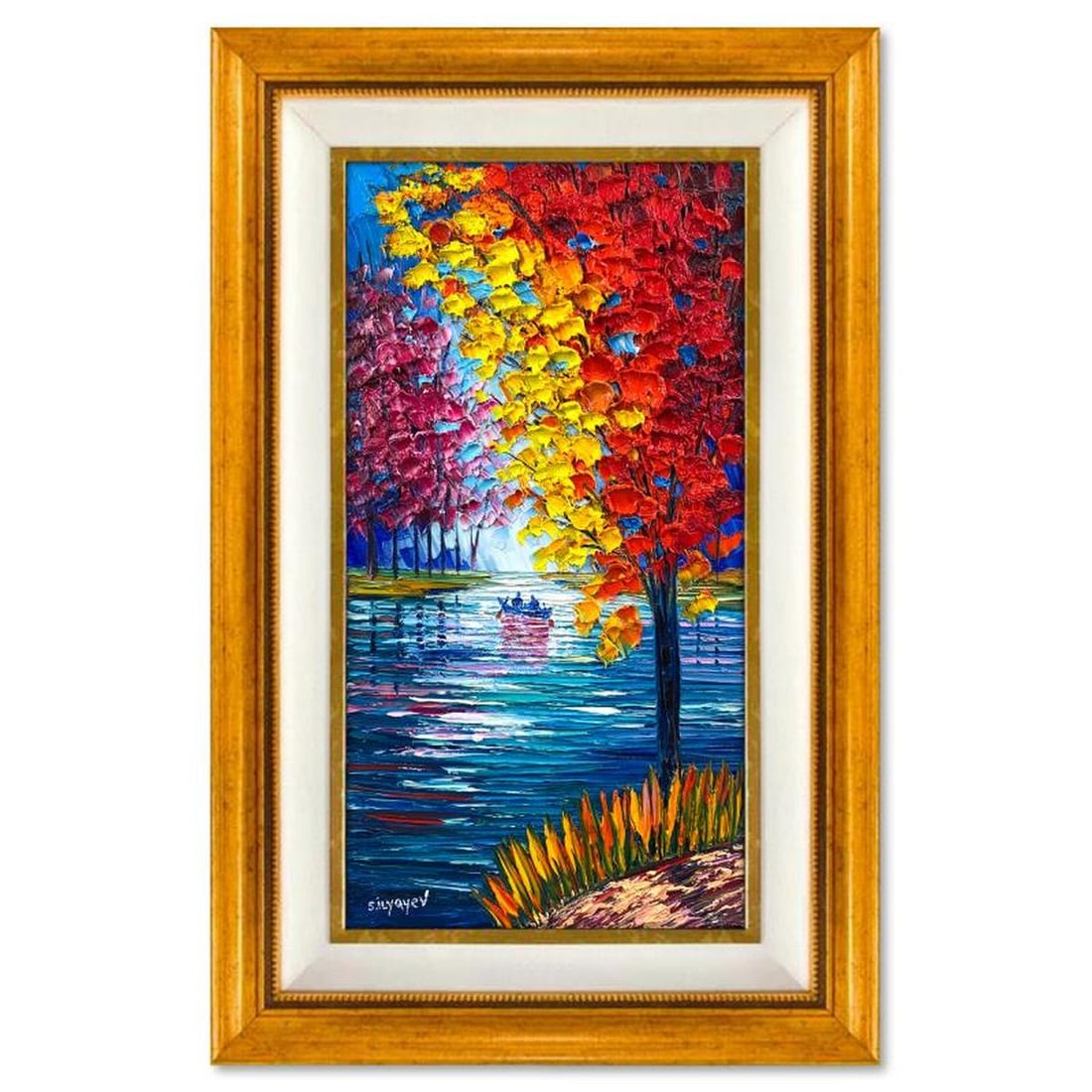 Slava Ilyayev, Framed Original Oil Painting on Canvas, Hand Signed with Letter of Authenticity. (1 of 2)