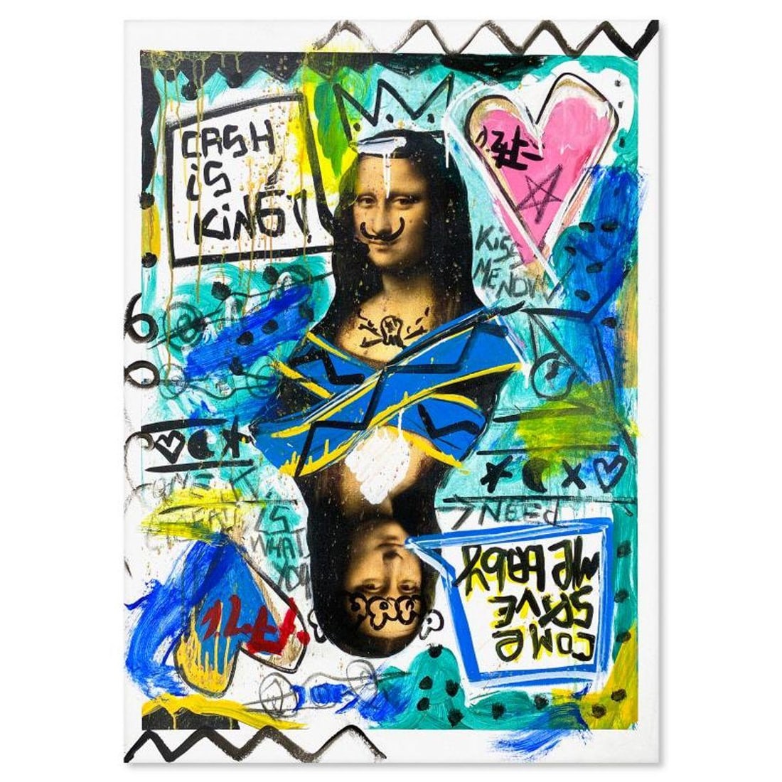 Domingo Zapata, "Pirata" One-of-a-Kind Mixed Media, Hand Signed with Letter of Authenticity.: Pirata II is a one-of-a-kind mixed media on paper by Domingo Zapata, hand signed by the artist. Includes Letter of Authenticity. Measures approx. 33" x 24" (image). Reference#: 89601.