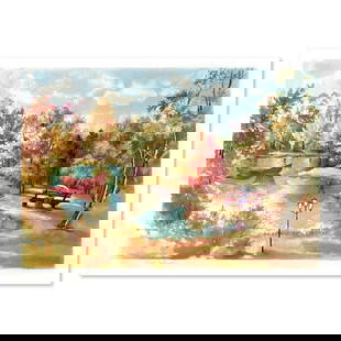 Zina Roitman, Limited Edition Serigraph, Hand Signed and Numbered, Letter of Authenticity.: This is a limited edition serigraph on paper by Zina Roitman. The piece comes hand signed by the artist, numbered, and with a letter of authenticity. Measures approximately 13.5" x 20".
