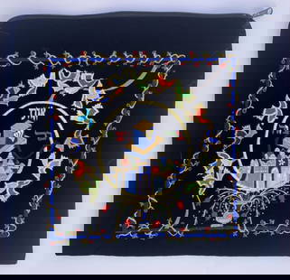 Raphael Abecassis- Tallit Bag: Artist: Raphael Abecassis. Medium: Tallit Bag. Size: 16" x 16". Additional: Comes with clear protective bag. Reference#: 28162.