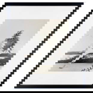 George Barris (1922-2016), "Marilyn Monroe: The Last Shoot" Framed Photograph Printed from the: Marilyn Monroe: The Last Shoot is a photograph printed from the original negative taken by George Barris (1922-2016). This photo is part of a series entitled "The Last Photos" which were taken in 1962