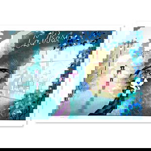 Zina Roitman, Limited Edition Serigraph, Hand Signed and Numbered, Letter of Authenticity.: This is a limited edition serigraph on paper by Zina Roitman. The piece comes hand signed by the artist, numbered, and with a letter of authenticity. Measures approximately 17" x 25".