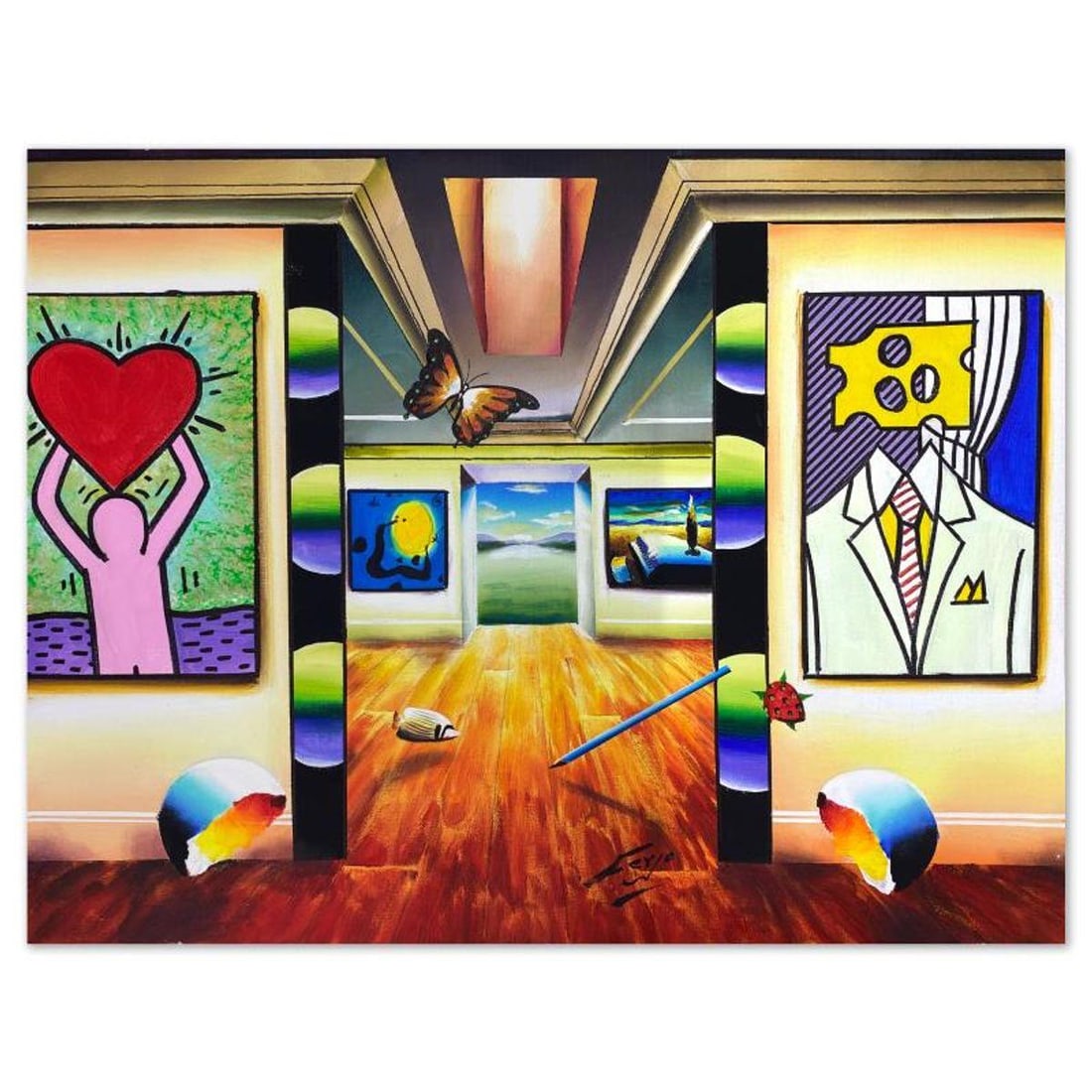 Ferjo, Original Oil Painting on Canvas, Hand Signed with Letter of Authenticity: This is an original oil painting on stretched canvas by Ferjo, hand signed by the artist. Includes Letter of Authenticity. Measures approx. 24" x 30" (image). Reference#: 88736.