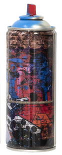 Mr. Brainwash- SPRAY CAN "WALL FRAME, 2020": Artist: Mr. Brainwash. Medium: SPRAY CAN. Title: WALL FRAME, 2020. Size: 7.5" x 2.5". Signature: Numbered and dated. Additional: Cans Include Case. Reference#: 14417.