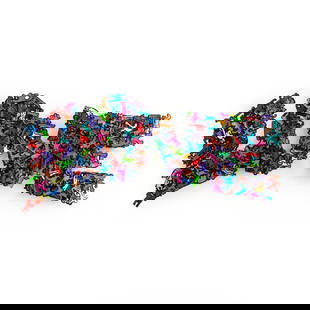 Patricia Govezensky- Original Painting on Cutout Steel "L O V E": Artist: Patricia Govezensky. Medium: Original Painting on Cutout Steel. Title: L O V E. Size: 9" x 19.5". Signature: Hand Signed by the artist. Certificate of Authenticity: From the publisher. Additio