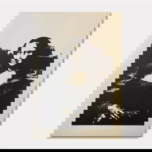 Andy Warhol- SIlkscreen on Vellum Paper "Mona Lisa #2": Artist: Andy Warhol. Medium: SIlkscreen on Vellum Paper. Title: Mona Lisa #2. Size: 35" x 25". Certificate of Authenticity: Is included. Additional: Published by Sunday B Morning. Limited edition of 2