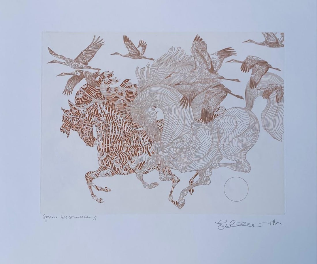 Guillaume Azoulay- Limited edition vintage etching on paper (1 of 1)