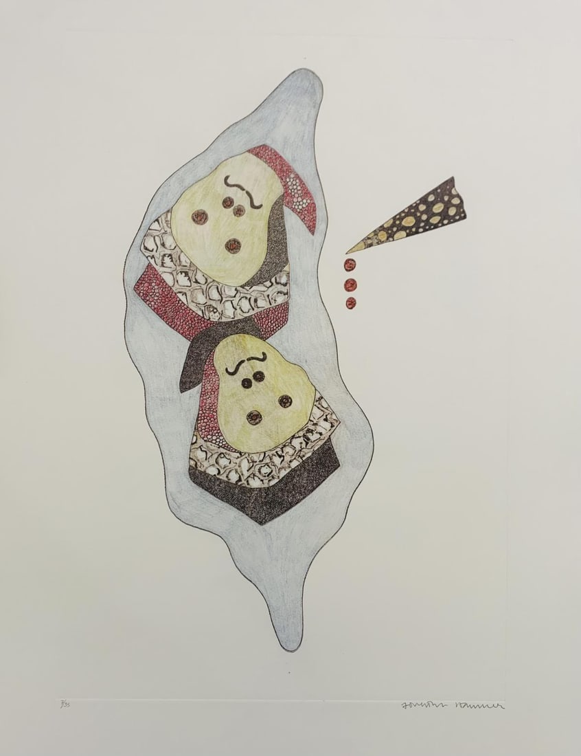 Jonathan Hammer- Limited Edition Etching on paper: Artist: Jonathan Hammer. Medium: Limited Edition Etching on paper. Size: 24" x 30". Signature: Signed and numbered. Reference#: 28500.