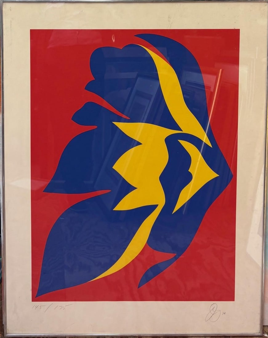 Jack Youngerman- Silkscreen: Artist: Jack Youngerman. Medium: Silkscreen. Size: 35" x 26". Signature: Hand Signed. Additional: From the "Changes" portfolio, Circa 1970. Reference#: 27894.