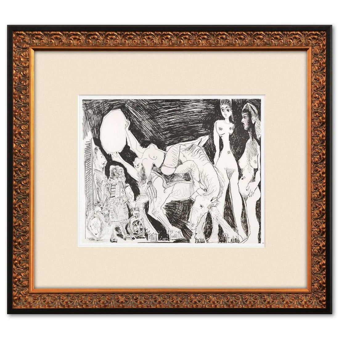 After Pablo Picasso- Offset Lithograph "From The 347 Series" (1 of 2)