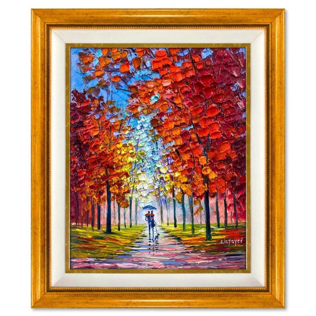 Slava Ilyayev, Framed Original Oil Painting on Canvas, Hand Signed with Letter of Authenticity. (1 of 2)