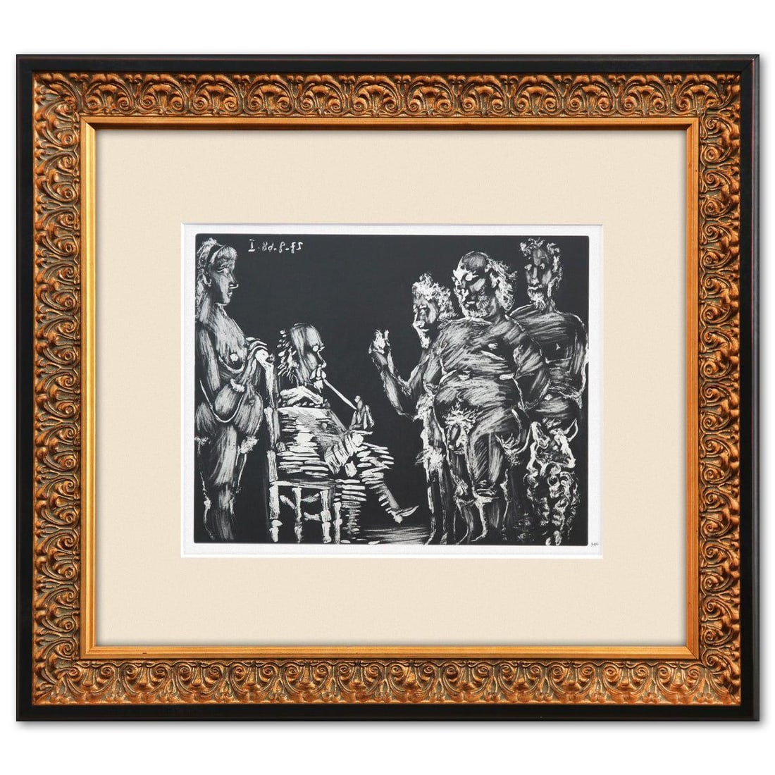 After Pablo Picasso- Offset Lithograph "From The 347 Series" (1 of 2)