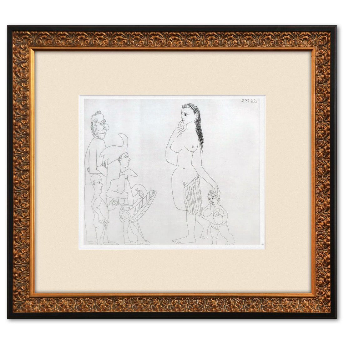 After Pablo Picasso- Offset Lithograph "From The 347 Series" (1 of 2)