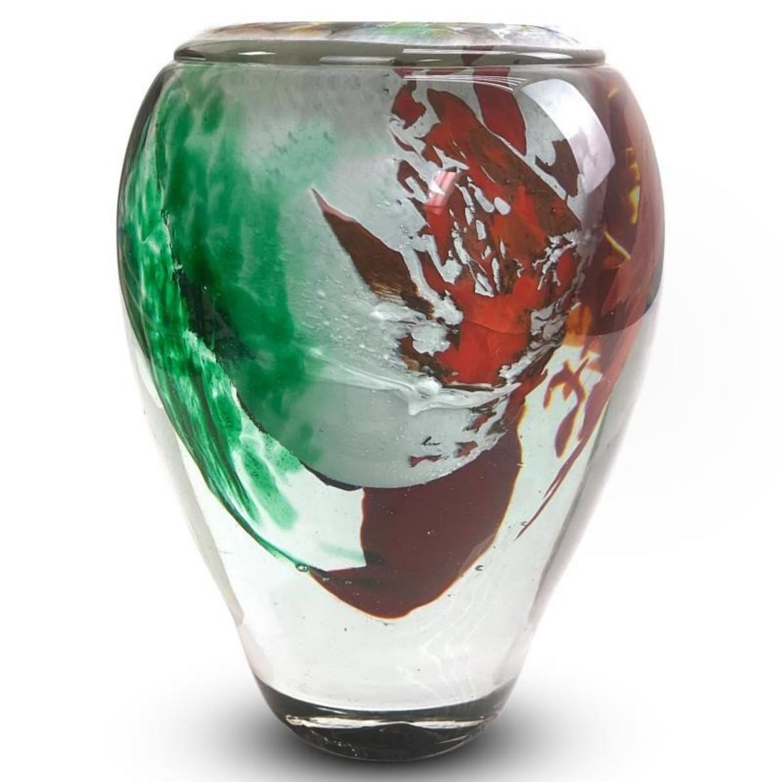 Jean Claude Novaro- Hand blown original glass sculpture: Artist: Jean Claude Novaro. Medium: Hand blown original glass sculpture. Size: 9" x 6". Signature: Signed. Reference#: 25142.