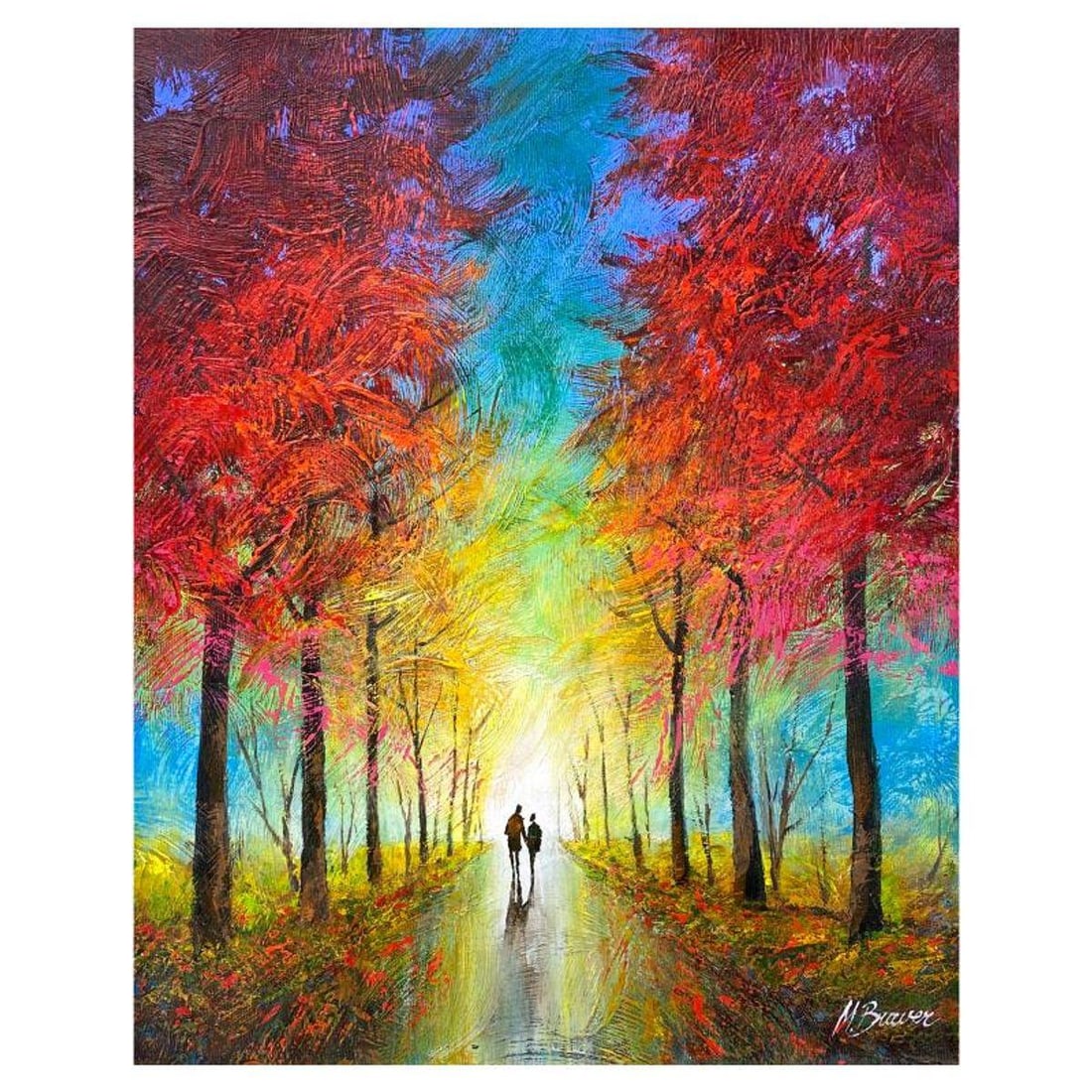 Mark Braver, Original Oil Painting on Canvas, Hand Signed with Letter of Authenticity. (1 of 2)