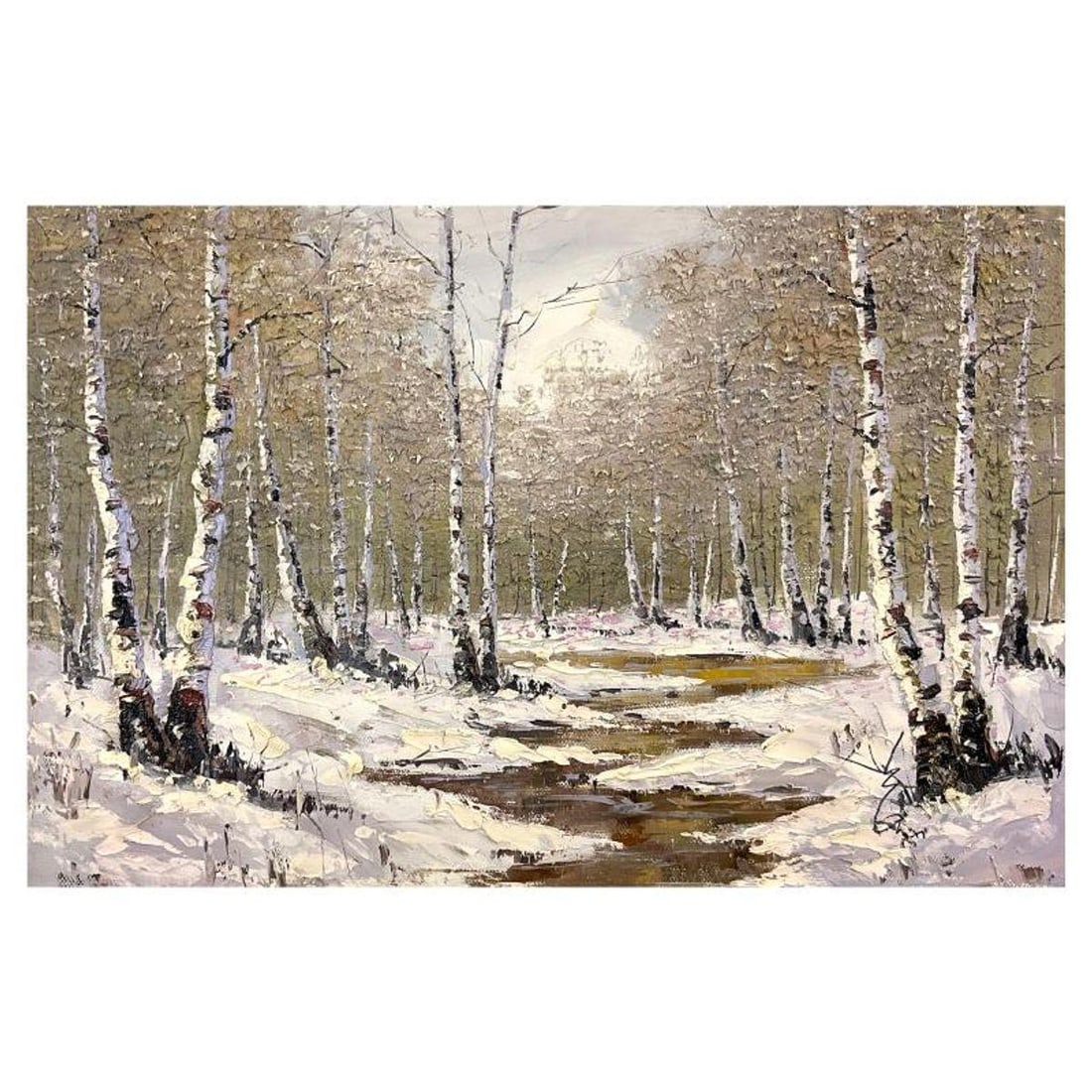 Inam, Original Oil Painting on Canvas (38 x 26"), Hand Signed with Letter of Authenticity. (1 of 2)