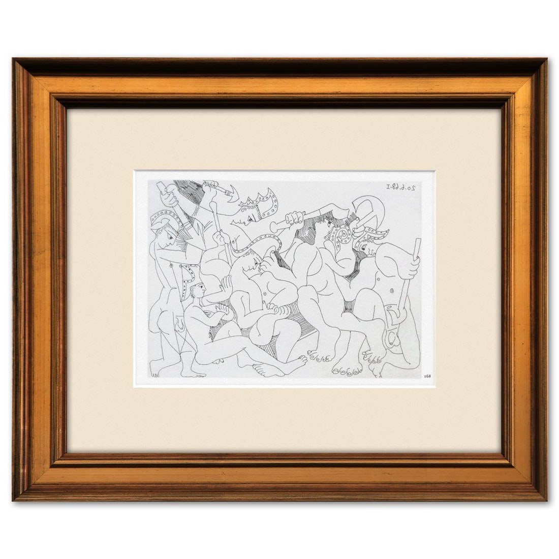 After Pablo Picasso- Offset Lithograph "From The 347 Series" (1 of 2)