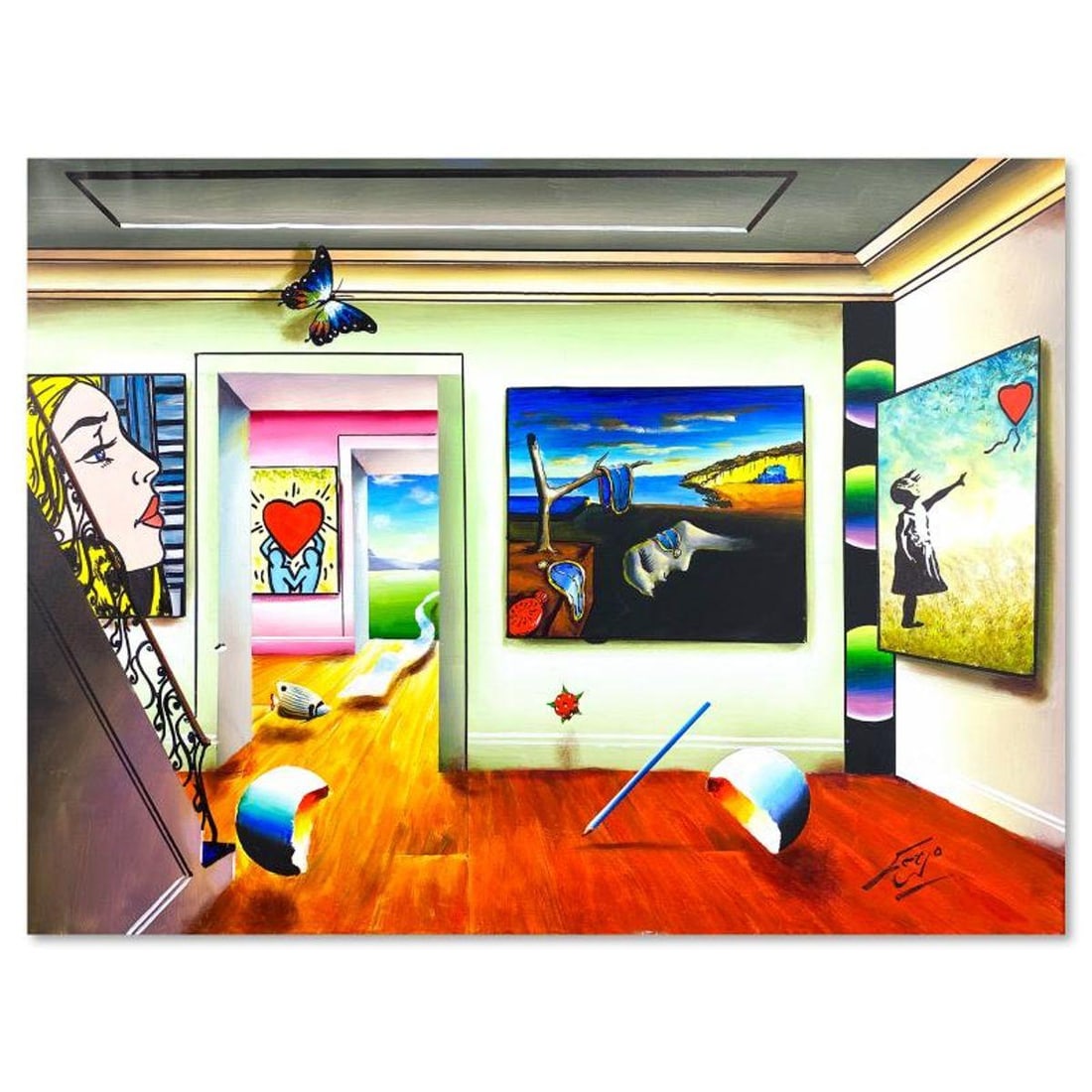 Ferjo, Original Oil Painting on Canvas, Hand Signed with Letter of Authenticity: This is an original oil painting on stretched canvas by Ferjo, hand signed by the artist. Includes Letter of Authenticity. Measures approx. 30" x 40" (image).